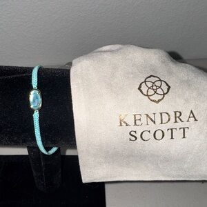 Kendra Scott Turquoise Grayson Bracelet with Gold-Tone Bezel